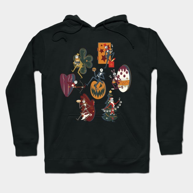 The Holiday King Hoodie by SurefootDesigns